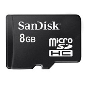 8GB Sandisk MicroSDHC Card