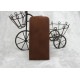 Suede Sintético Carcasa de cuero Flip para nuevo iPhone 5