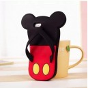 Disney zapatillas de dibujos animados tel&eacute;fono de la c&aacute;scara de silicona para iphone5/5S