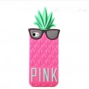 Creativo pi&ntilde;a iPhone4/4S/5/5S la c&aacute;scara protectora del silic&oacute;n