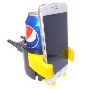 Multifuncional soporte para m&oacute;viles, cocacola en rejilla de coche