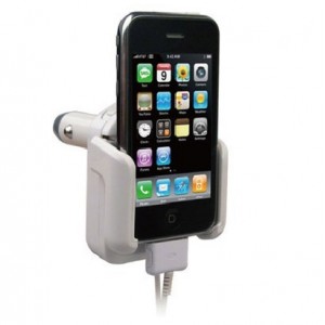 Transmisor FM y cargador coche iPhone/iPod