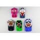 Negro Pez cubierta de silicón con dibujos animados en 3D para Iphone5/4S